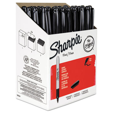 Sharpie® Fine Tip Permanent Marker, Fine Bullet Tip, Assorted Colors, 4-set freeshipping - TVN Wholesale